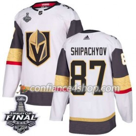 Adidas Maillot de Hockey Vegas Golden Knights Vadim Shipachyov 87 Blanc 2018 Stanley Cup Final Patch Authentic - Homme